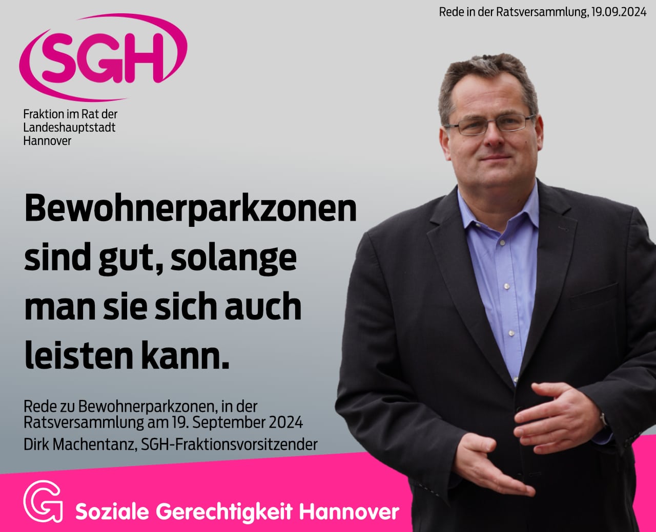 Rede-Bewohnerparkzonen