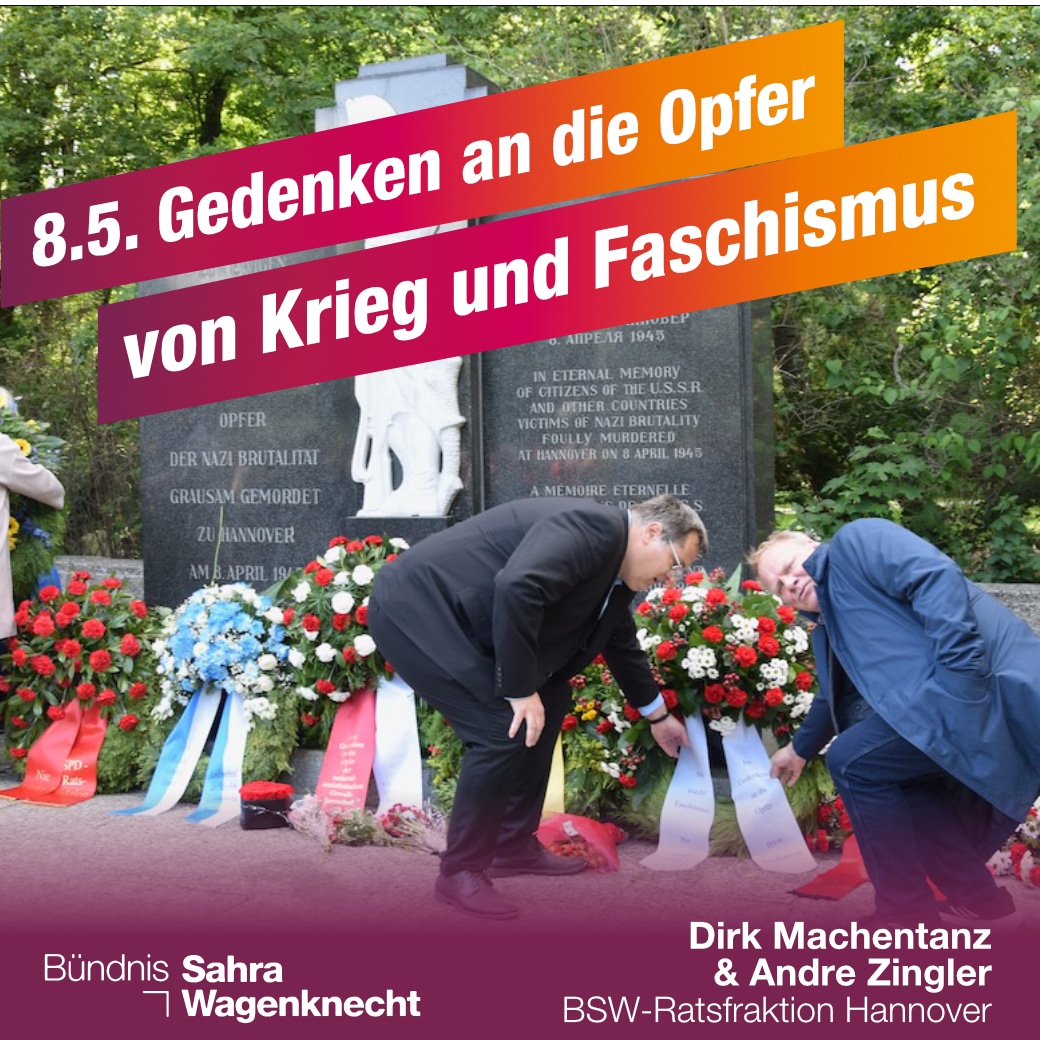 Sharepic-Kranzniederlegung