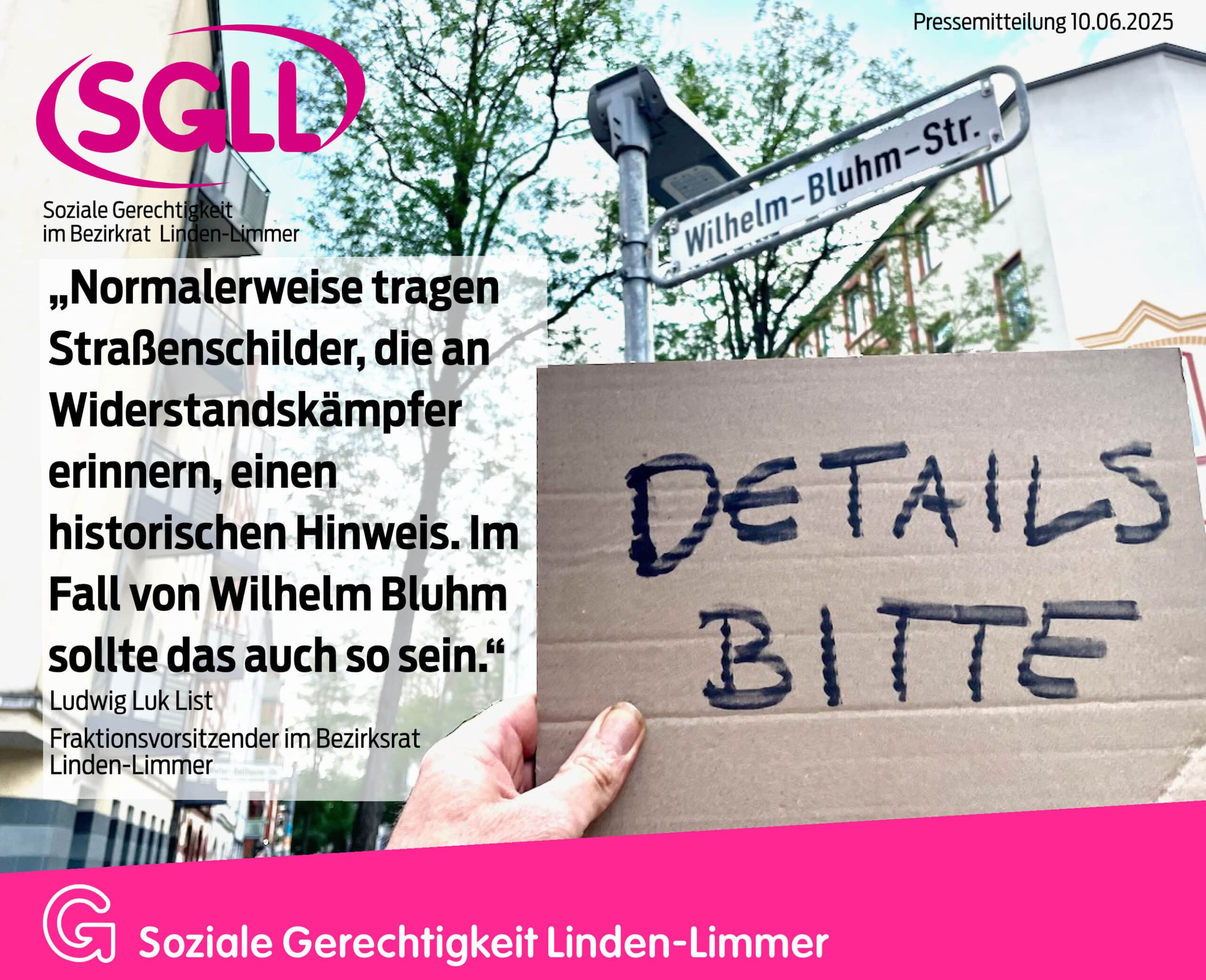 Sharepic-Straßenschild